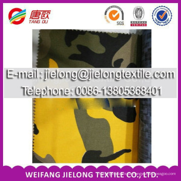 Twill T/C camouflage printed stock fabric in weifang china